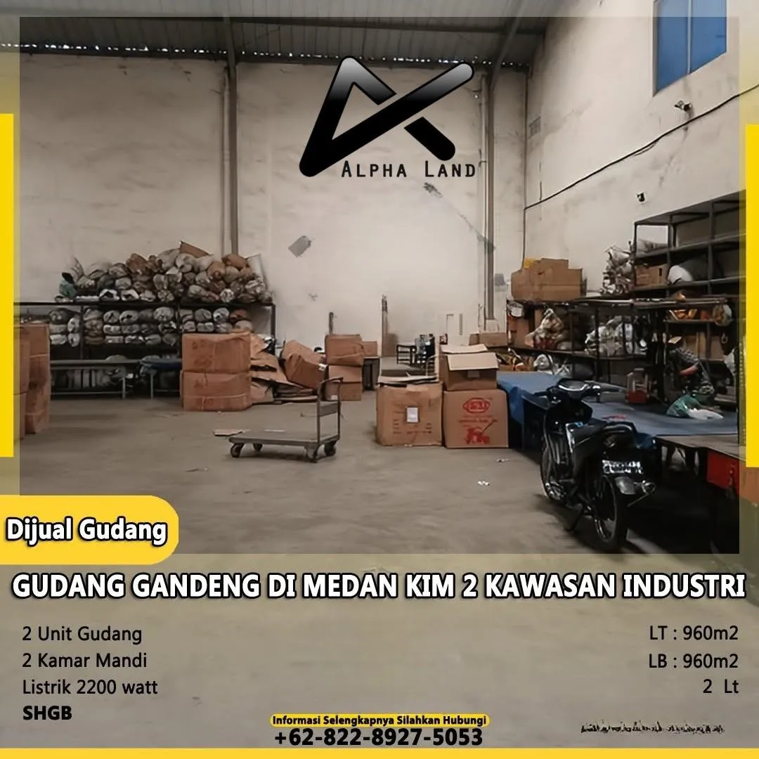 Jual Gudang Industri Center